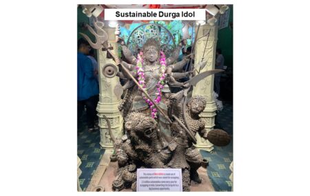 It is good to see that sustainability awareness has reached the grass-roots level of living. A Goddess Durga Statue (a symbol of power) is made of automotive scrap to promote awareness of sustainable lifestyles. This Durga Idol was prepared on the occasion of the famous Durga Puja Festival in West Bengal, India. #inclusivegrowth #ESG #SustainableGrowth […]